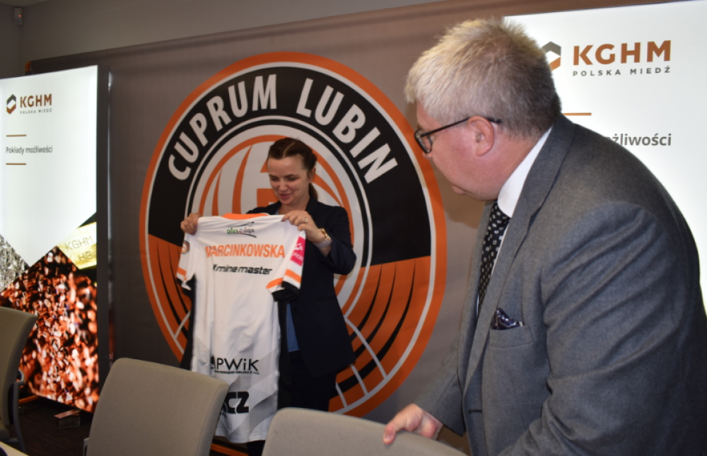 KGHM głównym sponsorem siatkarskiego Cuprum Lubin - fot. Andrzej Andrzejewski