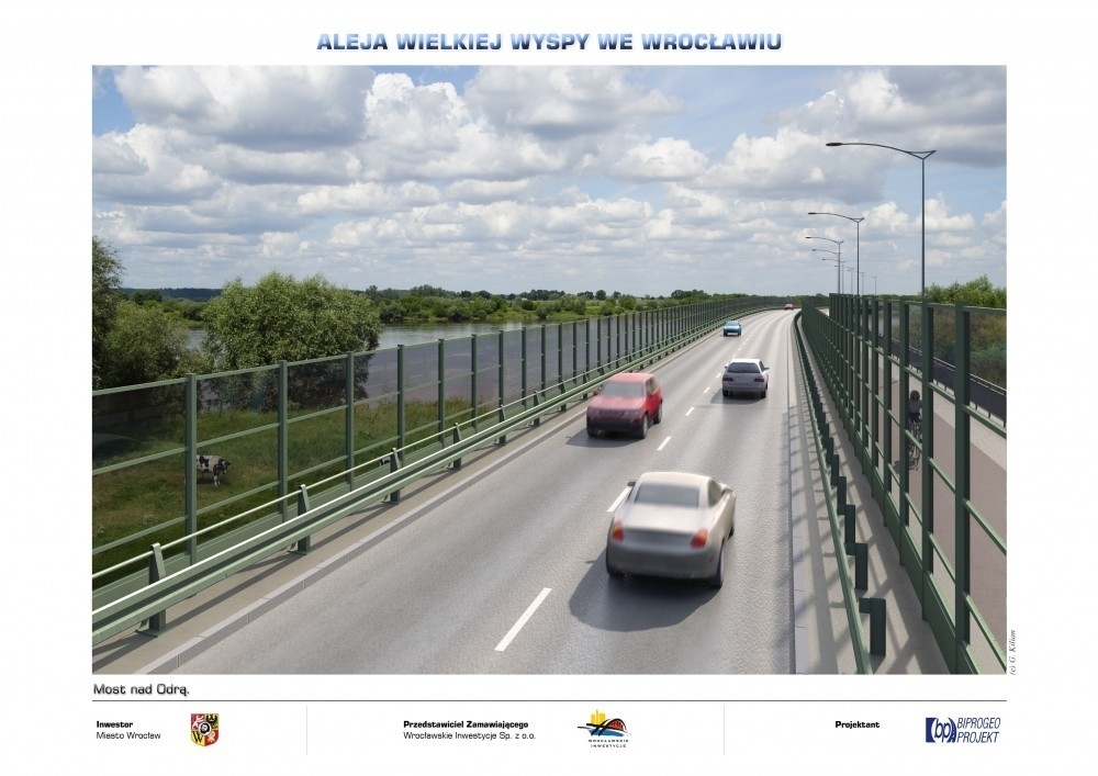 Wrocław: Można budować Aleję Wielkiej Wyspy - wizualizacje (mat. Wrocławskie Inwestycje)