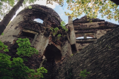 Choć w ruinie, stoi nadal dumnie na wzgórzu. Zamek Świny [FOTOSPACER] - 8