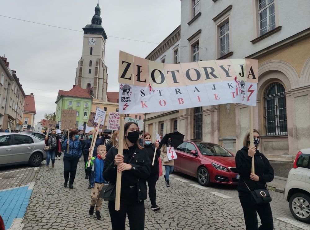Złotoryja dołącza do protestu kobiet - fot. Karolina Kurczab