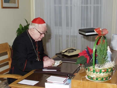 Ksiądz kardynał Henryk Gulbinowicz w szpitalu