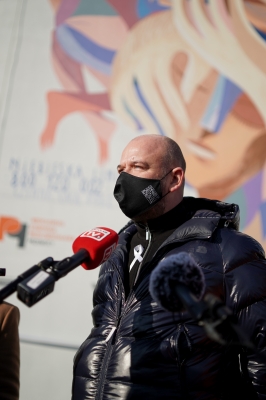 Nowy mural we Wrocławiu. To część Kampanii Przeciwdziałania Przemocy w Rodzinie - 1