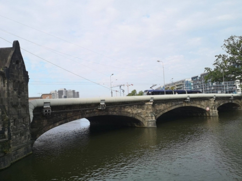Prace remontowe na Mostach Pomorskich we Wrocławiu idą pełną parą - fot. materiały prasowe