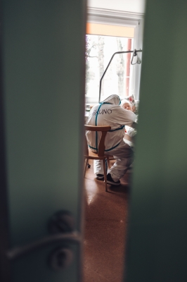 Mikołaj w hospicjum, czyli oryginalne świętowanie w czasach covid-19 [FOTOREPORTAŻ] - 22