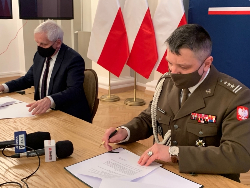 Wojska obrony terytorialnej na Dolnym Śląsku będą wspierać służby wojewody - fot. Malwina Gadawa