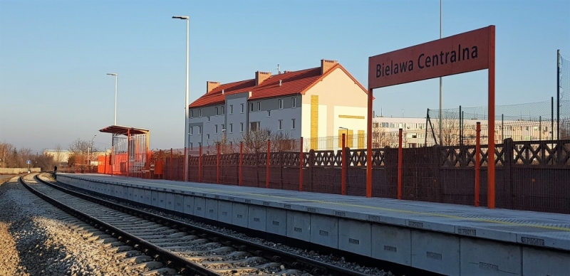 Nowy przystanek kolejowy w Bielawie - fot. UM Bielawa