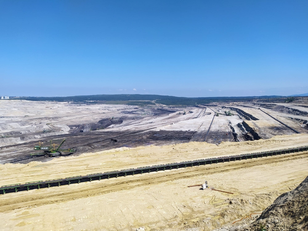 Pogotowie strajkowe w PGE. Pracownicy chcą 500 zł podwyżki - Kopalnia Turów; fot. Piotr Słowiński