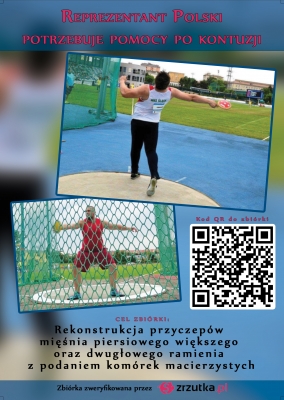 Dyskobol Mateusz Gibaszek potrzebuje kosztownej operacji - 0