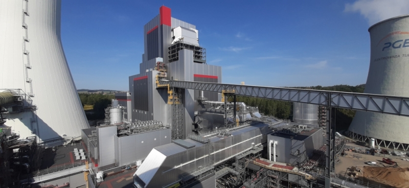 Budowa nowego bloku energetycznego w Turowie na ostatniej prostej - Fot. PGE GiEk SA Elektrownia Turów 