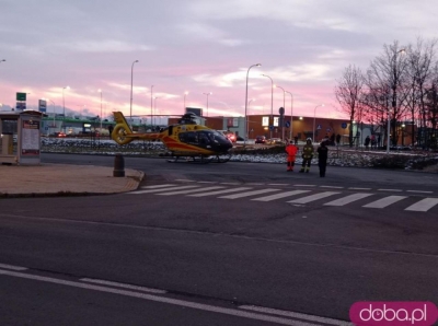 W Świdnicy na Osiedlu Młodych lądował dziś śmigłowiec