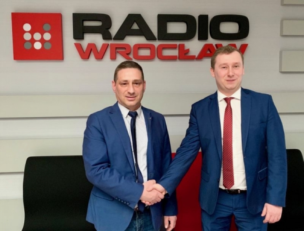 Debata polityczna: Bunt przedsiębiorców i nowy klub w radzie miejskiej - Radosław Zysnarski, Dariusz Piwoński (fot. Radio Wrocław)
