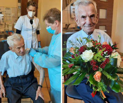 Najstarszy mężczyzna w Polsce zaszczepiony przeciwko Covid-19. Ma 111 lat