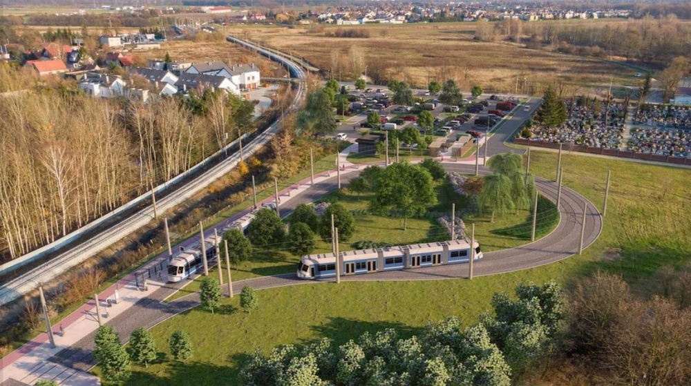 Ruszył projekt linii tramwajowej na Swojczyce - wizualizacja: Wrocławskie Inwestycje
