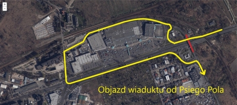 Wrocław: Wiadukt na ulicy Kowalskiej zamknięty - 1