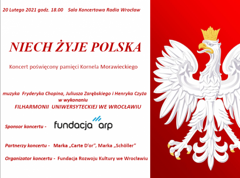 Koncert „Niech żyje Polska” poświęcony pamięci Kornela Morawieckiego - fot. materiały prasowe