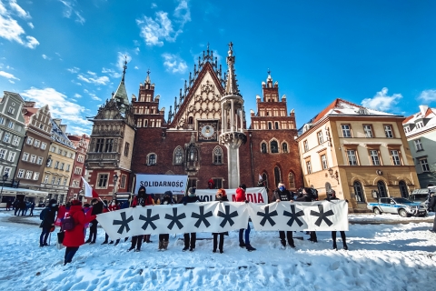 "Solidarnie z mediami". Protest we Wrocławiu - 10