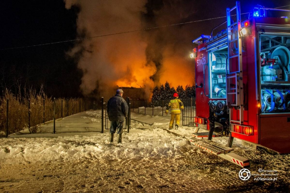 Pożar niemal zniszczył cenną pasiekę w Oleśnicy - fot. zrzutka.pl