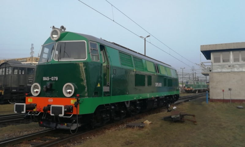 Do Klubu Sympatyków Kolei we Wrocławiu trafiły dwie lokomotywy SU45 - fot. Klub Sympatyków Kolei we Wrocławiu