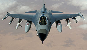 Myśliwce F16 nad Wrocławiem  - fot. wikipedia