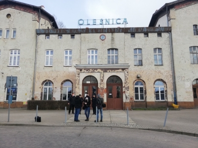 Remont dworca kolejowego w Oleśnicy
