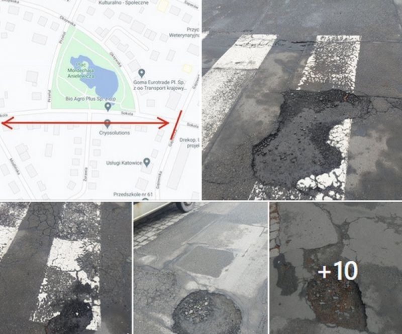Reakcja24: "250 metrów ulicy i ponad 50 dziur" - (fot. Arkadiusz Chwaścik)