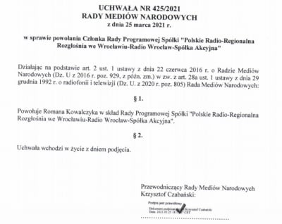 Nowy skład Rady Programowej Radia Wrocław - 3