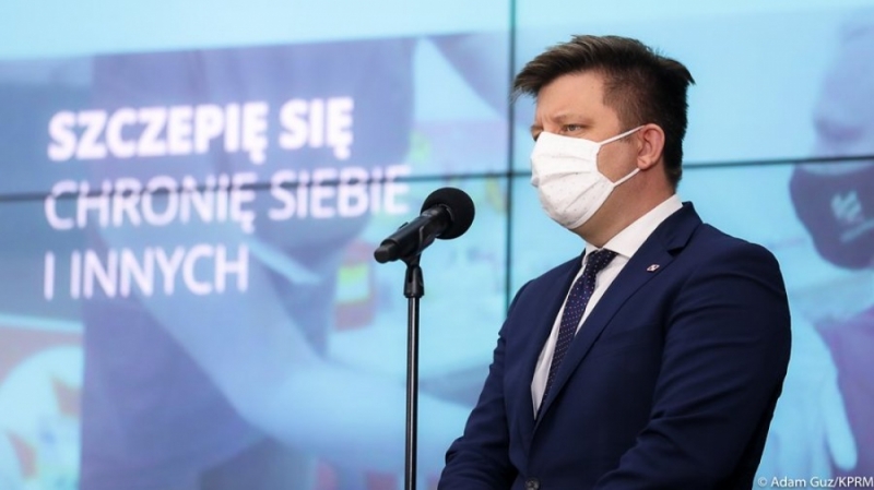 Michał Dworczyk: Gdyby szczepionka miała się zmarnować, będzie można zaszczepić każdą osobę - fot. KPRM