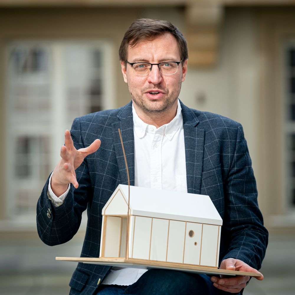 Naukowiec z PWr w finale konkursu FameLab - fot. mat. prasowe dr inż. arch. Jerzy Łątka