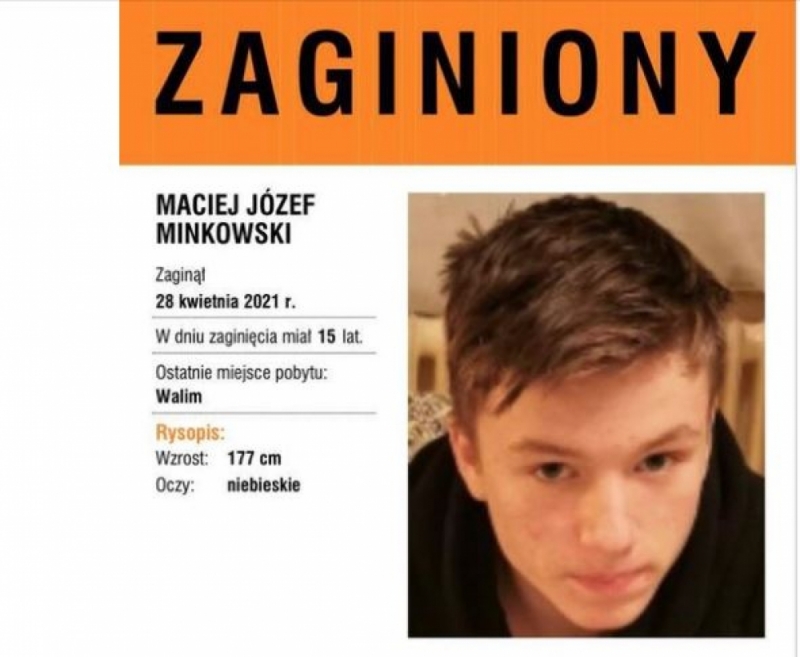 Zaginął 15-letni mieszkaniec Walimia - fot. ITAKA