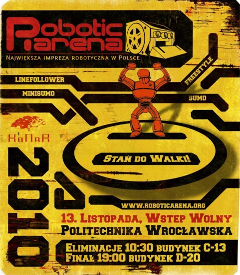 Zawody Robotów Robotic Arena 2010 - 