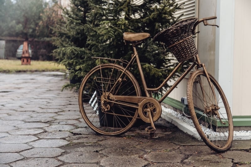 ZDJĘCIE DNIA: Złoty rower - fot. Patrycja Dzwonkowska
