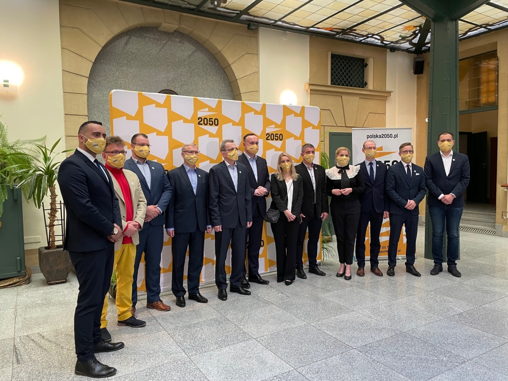Ruch Szymona Hołowni tworzy struktury partii na Dolnym Śląsku - fot. Malwina Gadawa