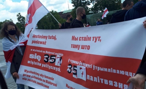 Wrocław solidarny z Białorusią - 0