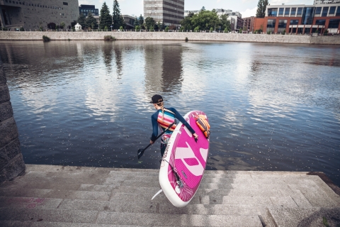 Damy Radę: Pierwszy trening na desce SUP - 2