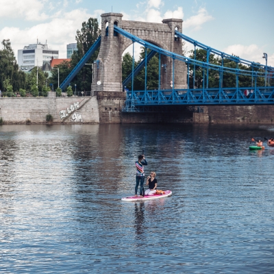 Damy Radę: Pierwszy trening na desce SUP - 9