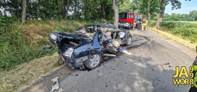Wypadek pod Jaworem. Lądował śmigłowiec LPR