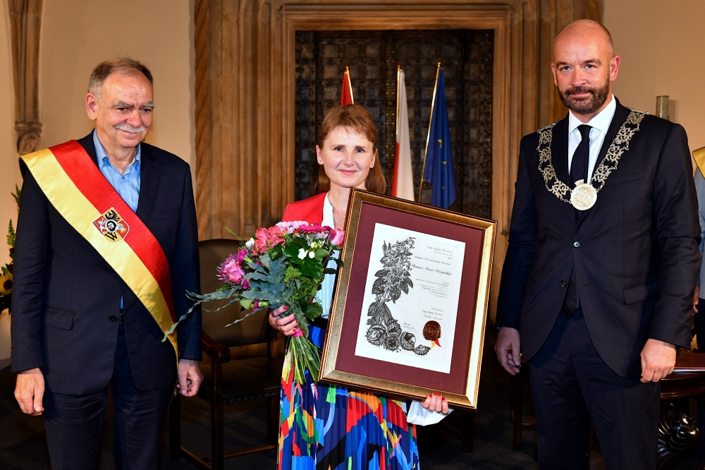 Renata Mauer-Różańska Honorową Obywatelką Wrocławia - fot. mat. prasowe/Sebastian Borowski