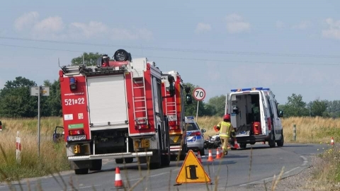 Wypadek na trasie Oława - Jelcz-Laskowice - 0
