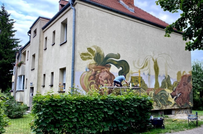 ZDJĘCIE DNIA: Nowy mural na Sępolnie - fot. Patrycja Dzwonkowska