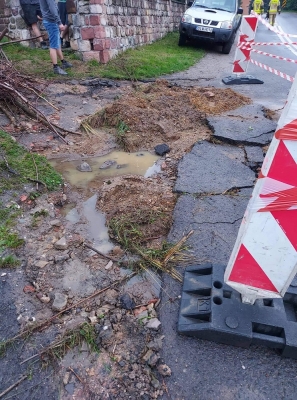 Wleń liczy straty po ulewie  - 0