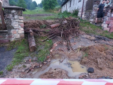 Wleń liczy straty po ulewie  - 3