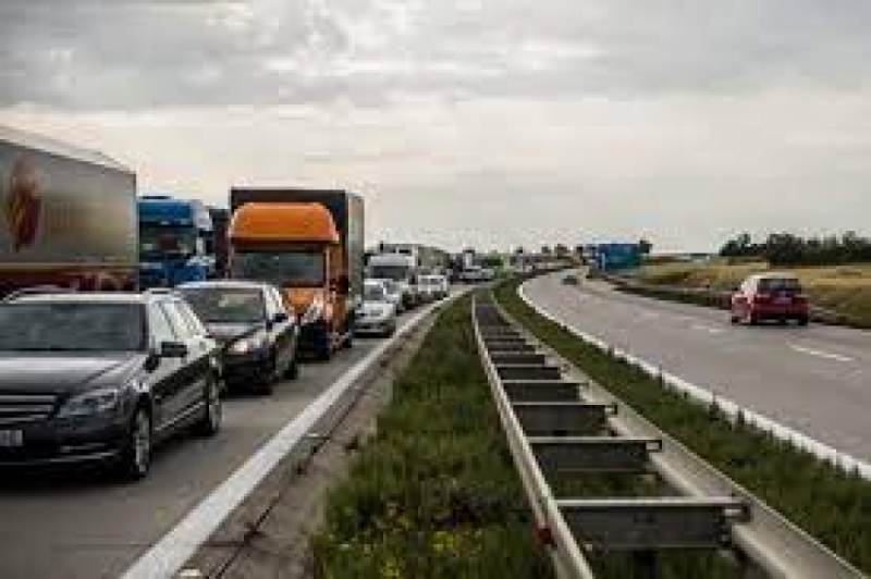 Kolizja 5 aut na autostradzie A4 - Fot. archiwum Radia Wrocław