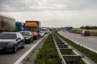 Kolizja 5 aut na autostradzie A4