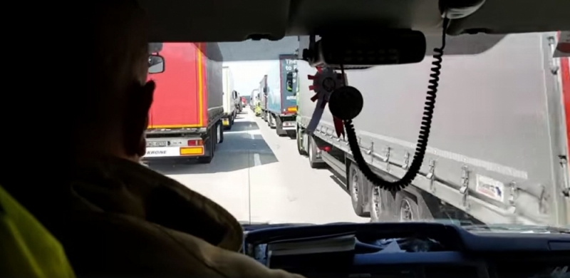 Tak wygląda korytarz życia na dolnośląskiej A4 [FILM] - fot. Ochotnicza Straż Pożarna w Brochocinie