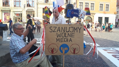 We Wrocławiu protestowali przeciwko nowelizacji ustawy medialnej - 0