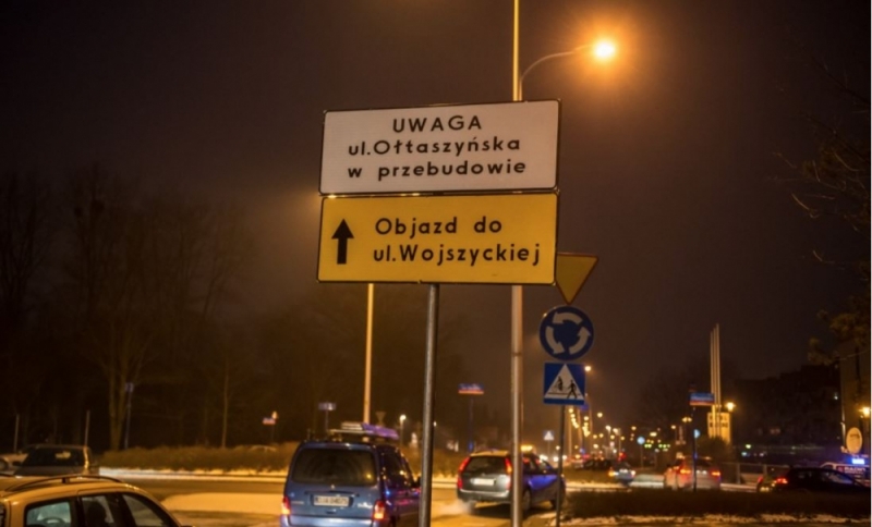 Będą nocne utrudnienia i zmiany w ruchu na ulicy Ołtaszyńskiej - fot. archiwum radiowroclaw.pl