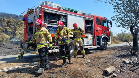 "Było widać, że jesteśmy potrzebni". Dolnośląscy strażacy wrócili z misji w Grecji - 5
