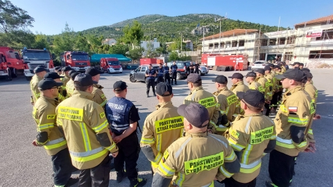 "Było widać, że jesteśmy potrzebni". Dolnośląscy strażacy wrócili z misji w Grecji - 4