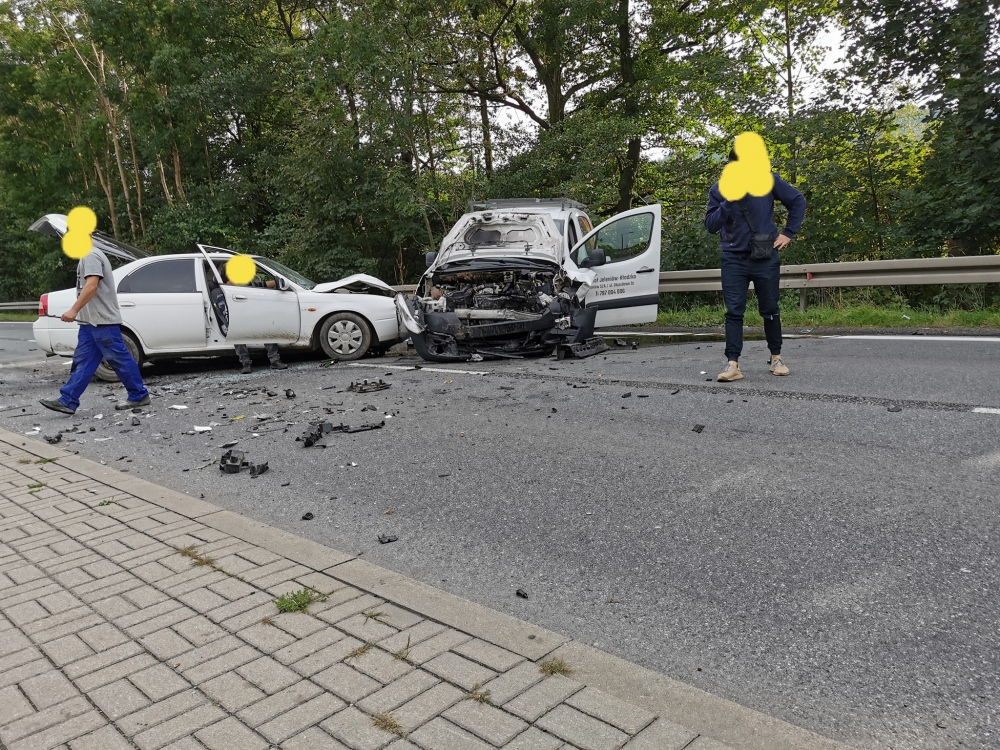 Uwaga, kierowcy! DK8 już przejezdna - fot. wypadek na DK8