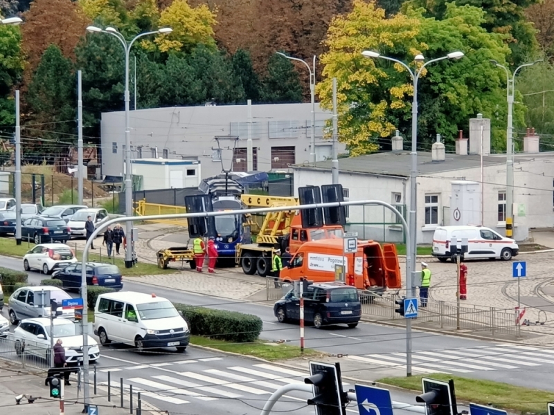 Tramwaj wykoleił się... w zajezdni  - fot. Korespondenci MPK Wrocław